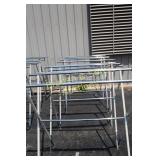 GROUP OF 5 CLOTHES RACKS.