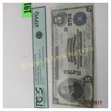 US 1902 $5.00 NATIONAL BANK NOTE PCGS GRADED