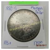 US 1880-S MORGAN SILVER DOLLAR MS QUALITY