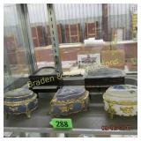 GROUP OF 5 MUSIC BOXES