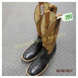 LADIES ROD PATRICK LEATHER BOOTS.  SIZE 6