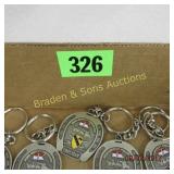 GROUP OF 40 ASSTD MILITARY KEYCHAINS