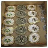 GROUP OF 15 NEW CAVALRY BELT BUCKLES AND