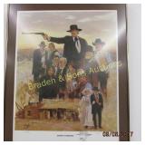 FRAMED 24" X 20" ARTIST SIGNED JIMMY COX