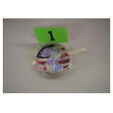 US 2002 COLORIZED SILVER AMERICAN EAGLE