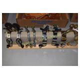 GROUP OF 4 CONTEMPORARY WESTERN SPURS