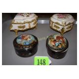 GROUP OF 4 MUSIC BOXES