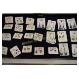 GROUP OF 25 STERLING SILVER EARRINGS