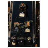 GROUP OF 9  LADIES STERLING SILVER RINGS