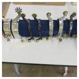 GROUP OF 4 CONTEMPORARY WESTERN SPURS