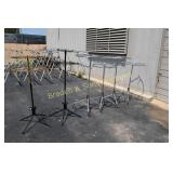 GROUUP OF 6 CLOTHES RACKS.