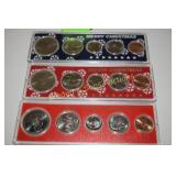 GROUP OF 3 US MERRY XMAS COIN SETS