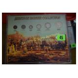 US HERITAGE BARBER COIN COLLECTION IN PLASTIC