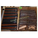 GROUP OF 20 LEATHER CHECKBOOK HOLDERS