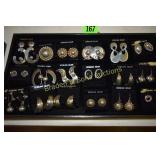 GROUP OF 18 STERLING SILVER EARRINGS