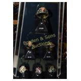 GROUP OF 9  LADIES STERLING SILVER RINGS