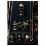 GROUP OF 9  LADIES STERLING SILVER RINGS