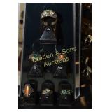 GROUP OF 9  LADIES STERLING SILVER RINGS