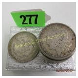 GROUP OF 9 US 1921 MORGAN SILVER DOLLARS