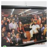 FRAMED 24" X 36" POSTER TITLED "THE MEETING"