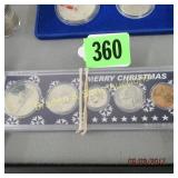 GROUP OF 3 US 2000 MERRY XMAS COIN SETS