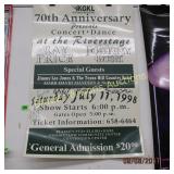 UNFRAMED 24" X 36" 70TH ANNIVERSARY CONCERT