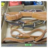 GROUP OF 6 LEATHER BELTS