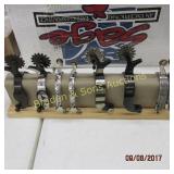 GROUP OF 4 CONTEMPORARY WESTERN SPURS