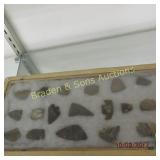 GROUP OF 18 NATIVE AMERICAN POINTS FOUND