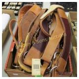 GROUP OF 5 NEW HIGH QUALITY LEATHER BREAST PLATES