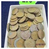 GROUP OF 100 US WHEAT PENNIES