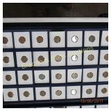 GROUP OF 56 US WHEAT PENNIES