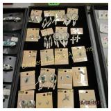 GROUP OF 40 STERLING SILVER EARRINGS