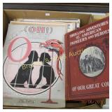 BOX OF ASSTD VINTAGE SHEET MUSIC AND BOOK