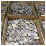 GROUP OF 2 BOXES OF ASSTD FLINT ROCK AND