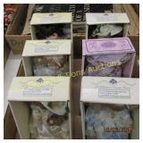 BOX OF ASSTD PORCELAIN DOLLS