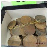 GROUP OF 50 US WHEAT PENNIES
