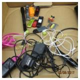 USED EPSOM PRINTER AND BOX OF MISC MDSE