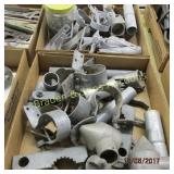 GROUP OF 2 BOXES OF ASSTD GALVANIZED FENCE