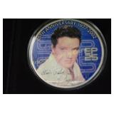 US 2002 COLORIZED SILVER EAGLE DEPICTING