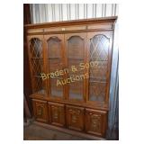 CONTEMPORARY CHINA CABINET (MISSING GLASS SHELVES)