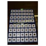 GROUP OF 56 WHEAT PENNIES