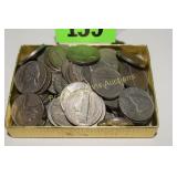 GROUP OF 69 JEFFERSON NICKELS FROM