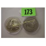 BRILLIANT UNCIRCULATED 1991 AND 1993 US