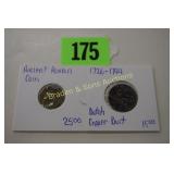 ANCIENT ROMAN COIN AND DUTCH COPPER DUIT