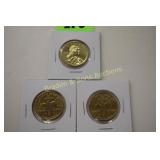 GROUP OF 3 US SACAGAWEA CODE TALKER