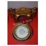 VINTAGE SHIP COMPASS AND