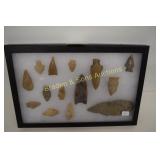 GROUP OF 14 NATIVE AMERICAN POINTS INCLUDING