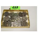 GROUP OF 50 JEFFERSON NICKELS FROM