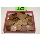 GROUP OF OF APPROX 100 US WHEAT PENNIES